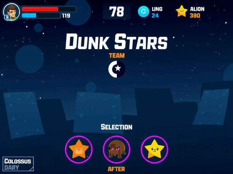 Colossus Dunk Stars Gameplay Screenshot